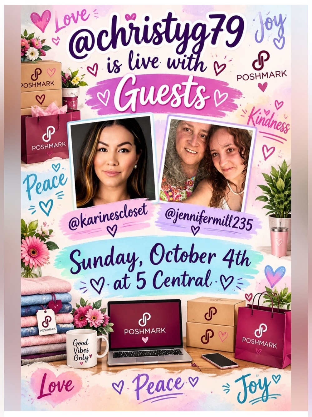 $20 & Under Show @karinescloset and @jennifermill235
Oct 4th 5:00 central